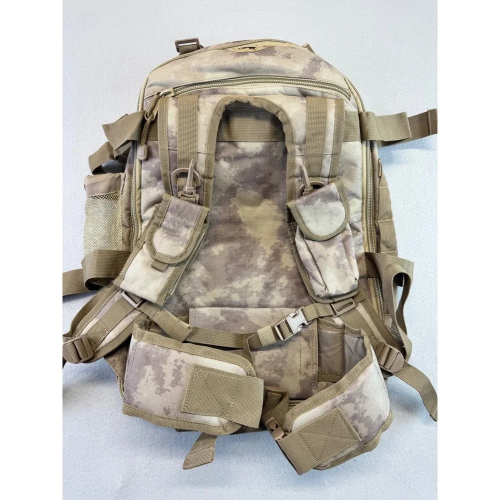 Tactical Backpack Digital Camo Desert Tan Military Style Rucksack